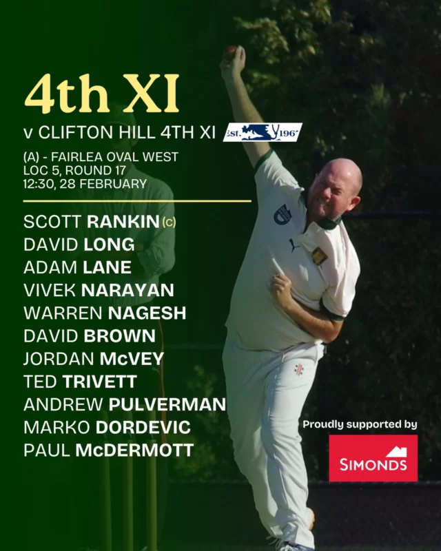 4s team for Longy's 300th and the last home and away round ➡️#gleniris #teamthatssupreme